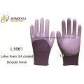 Polyester Shell Latex Foam 3/4 Coated Safety Work Glove (L1661)